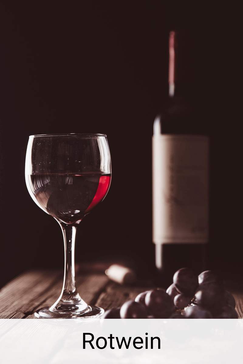 Blaue Weintrauben am Rebstock – Rotweine bei WEINBÄR